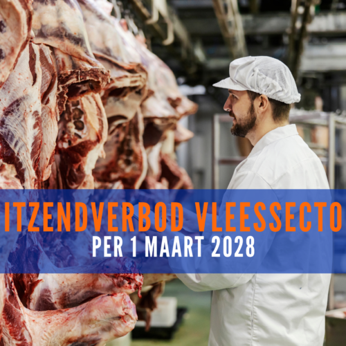 Uitzendverbod vleessector 2028